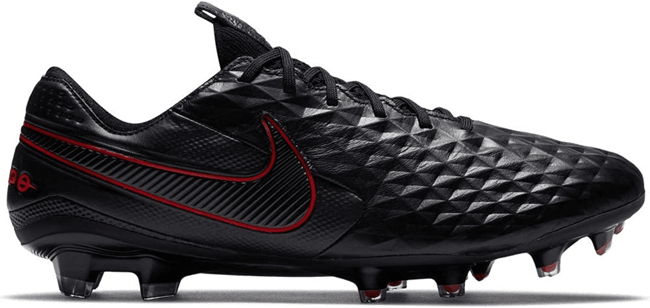 Nike Tiempo Legend 8 black and red soccer cleat